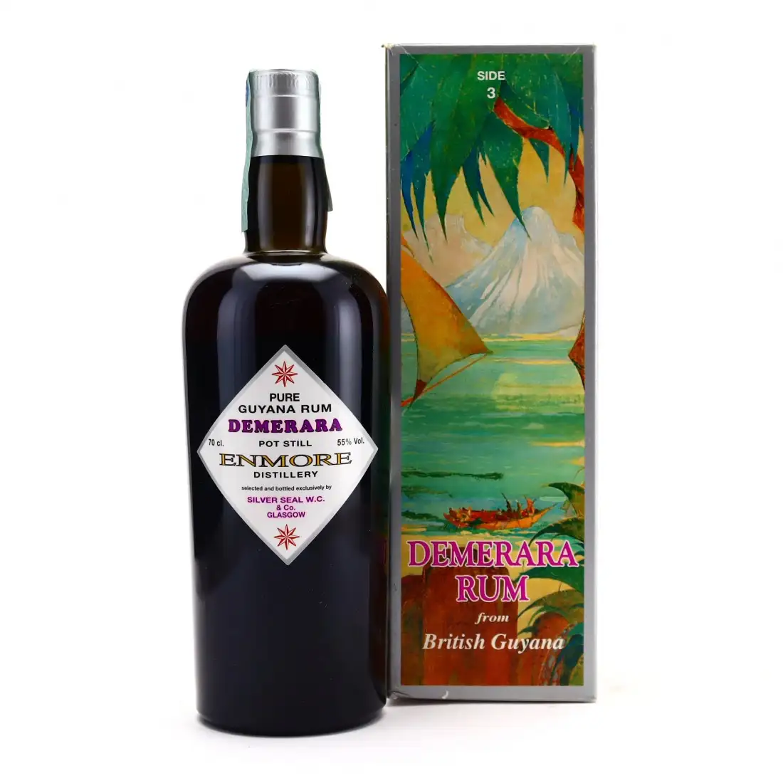 High resolution image of Silver Seal Enmore Demerara Rum 1992