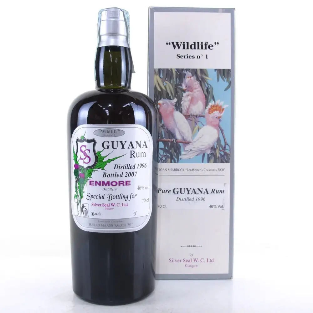 Image haute résolution de Silver Seal Enmore Demerara Rum Wildlife Series No. 1 1996