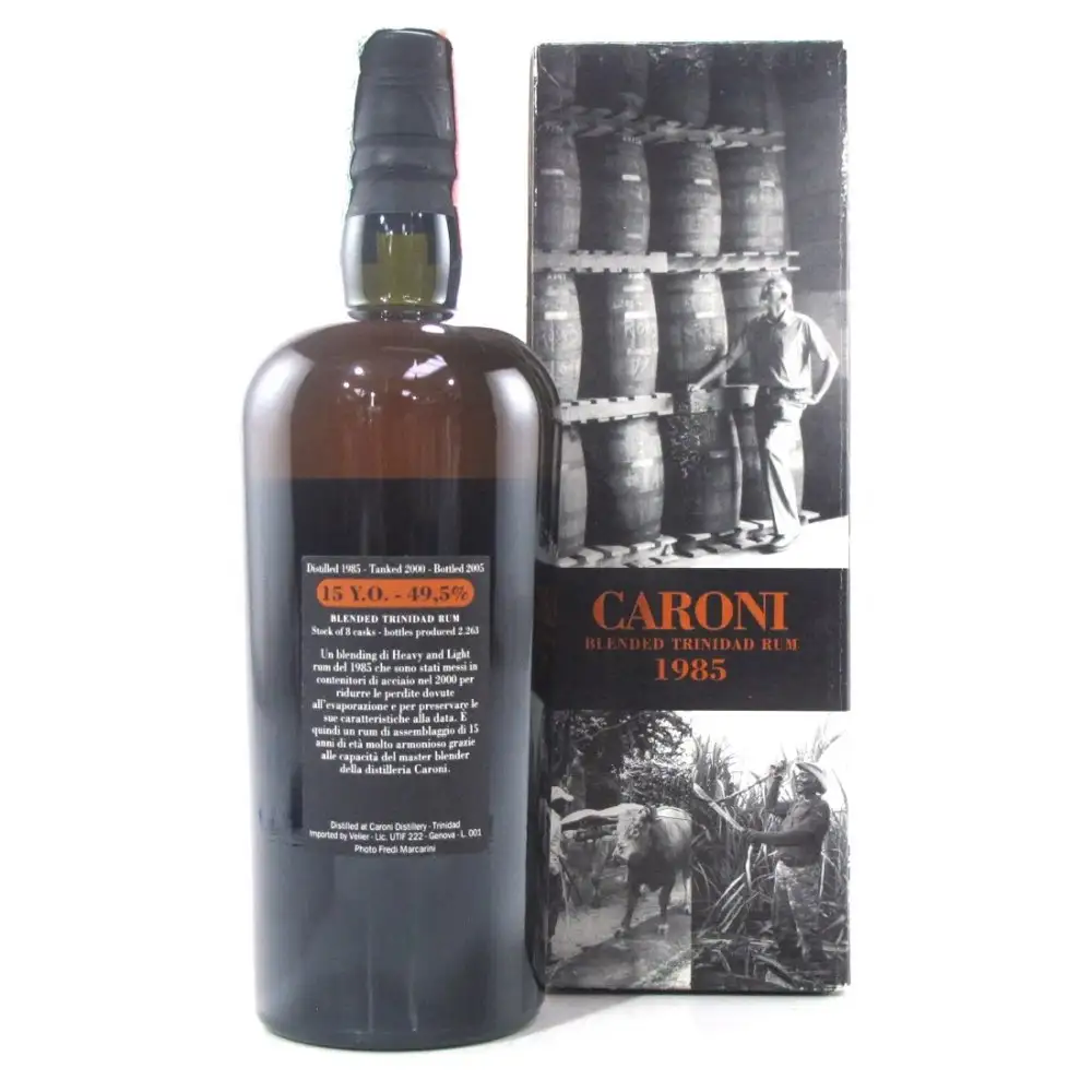 Hochauflösendes Bild von Velier Caroni Blended Trinidad Rum 1985