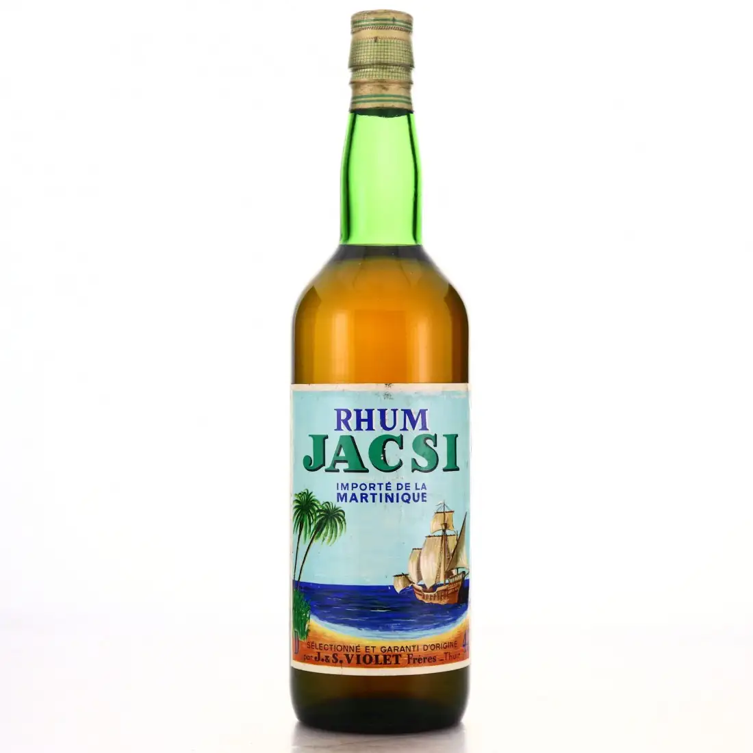 Bottle of J&S Violet Rhum Jacsi