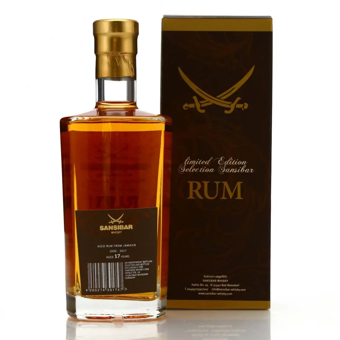 Hochauflösendes Bild von Sansibar Hampden Jamaica Distillery LROK 2000
