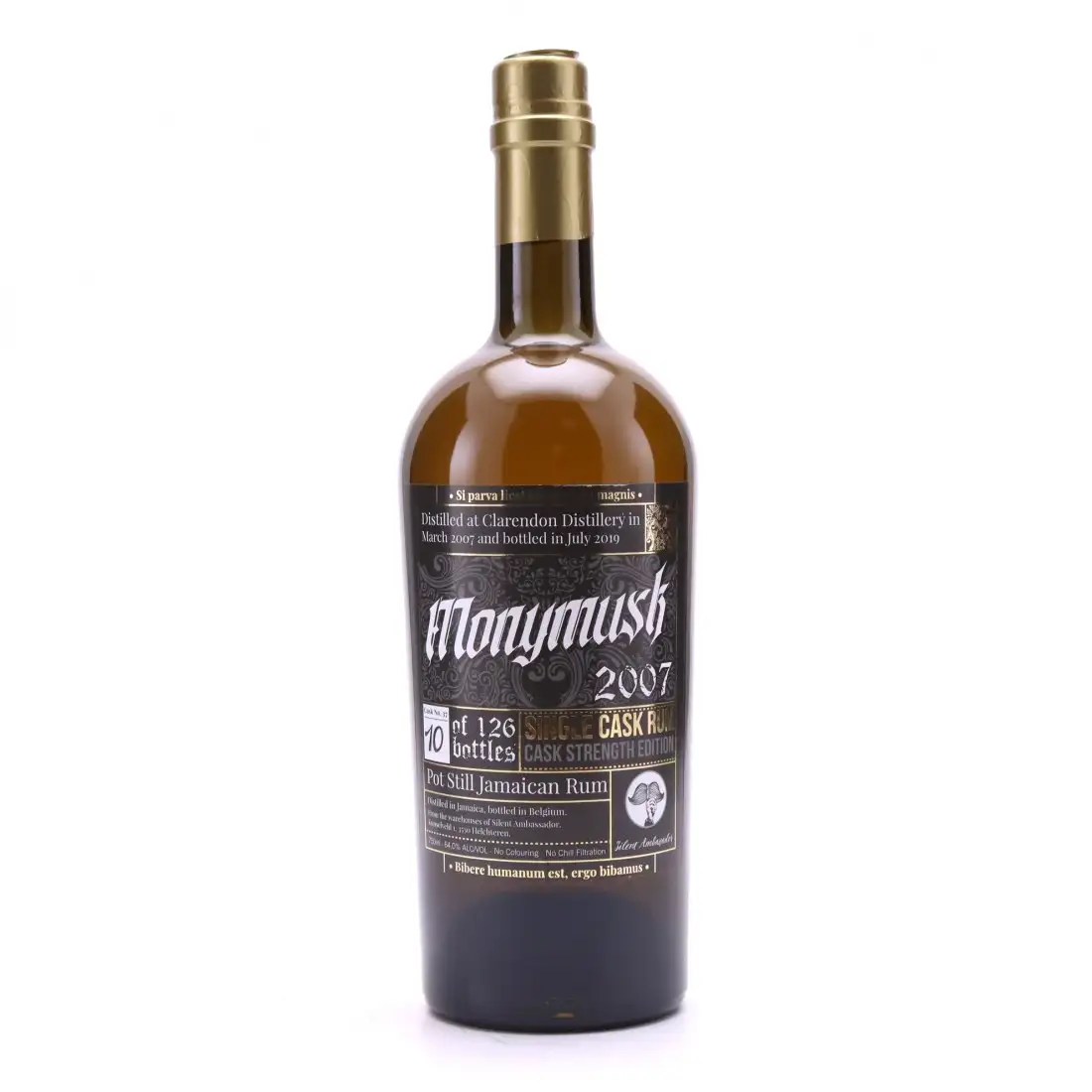 Bottle of Silent Ambassador Clarendon Monymusk 2007