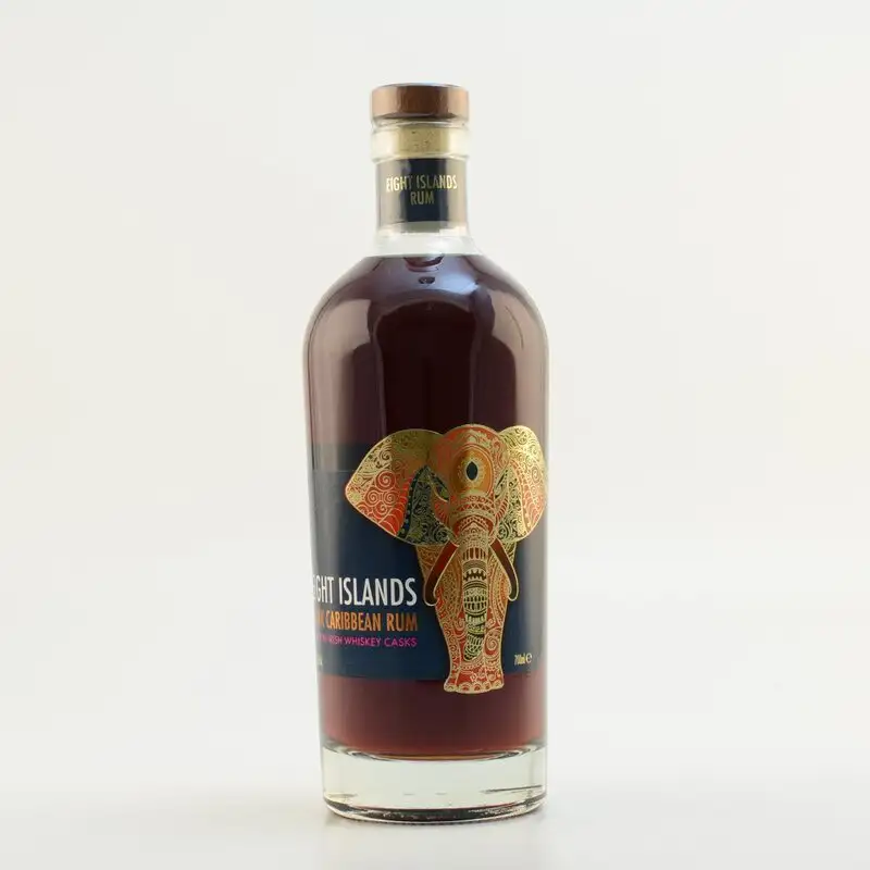 Bottle of West Cork Eight Islands Dark Caribbean Rum