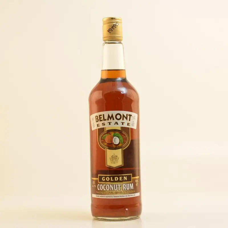 Bottle of Baron Edmond de Rothschild Distillery Ltd. Belmont Estate Gold Coconut Rum