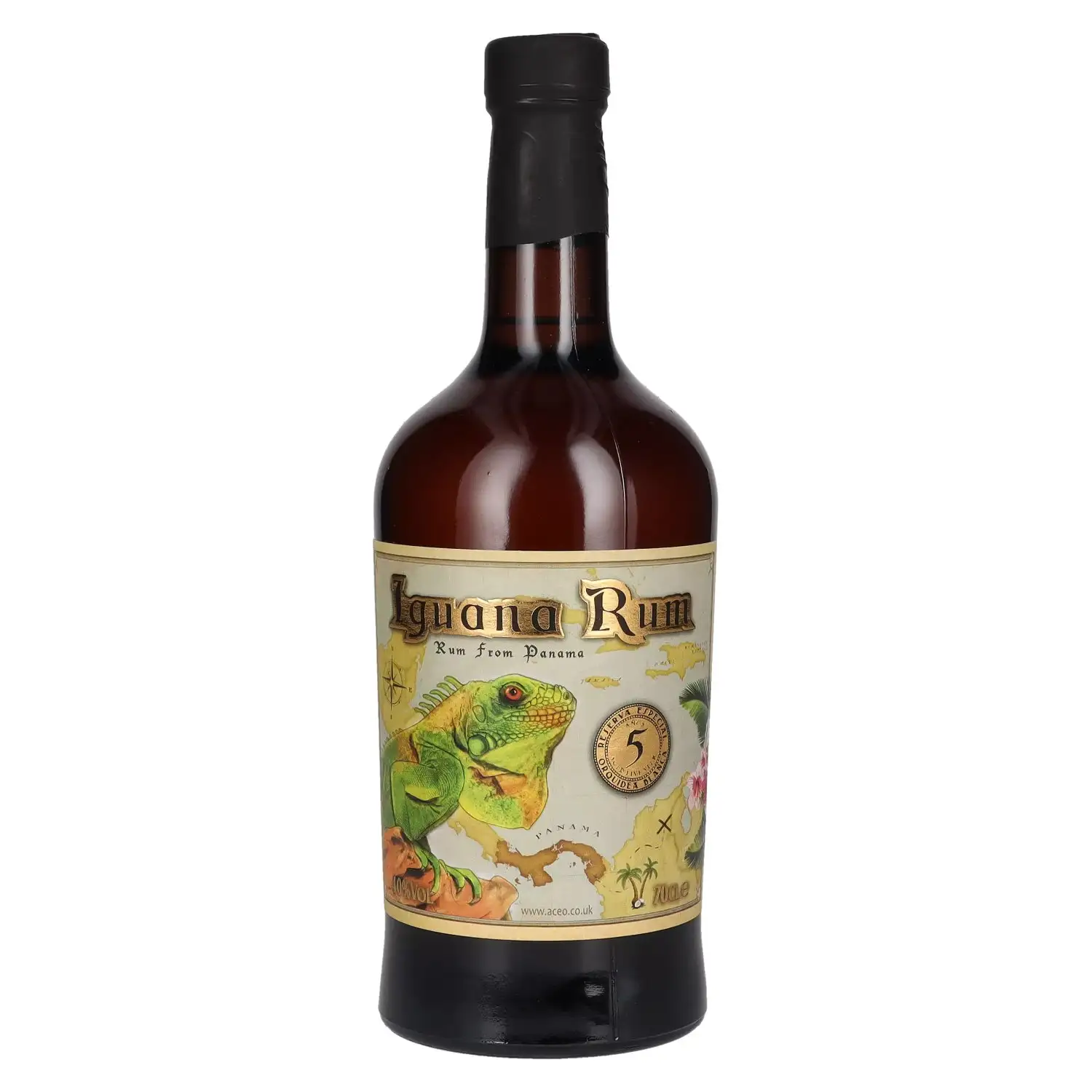 Bottle of Iguana Rum 5 years
