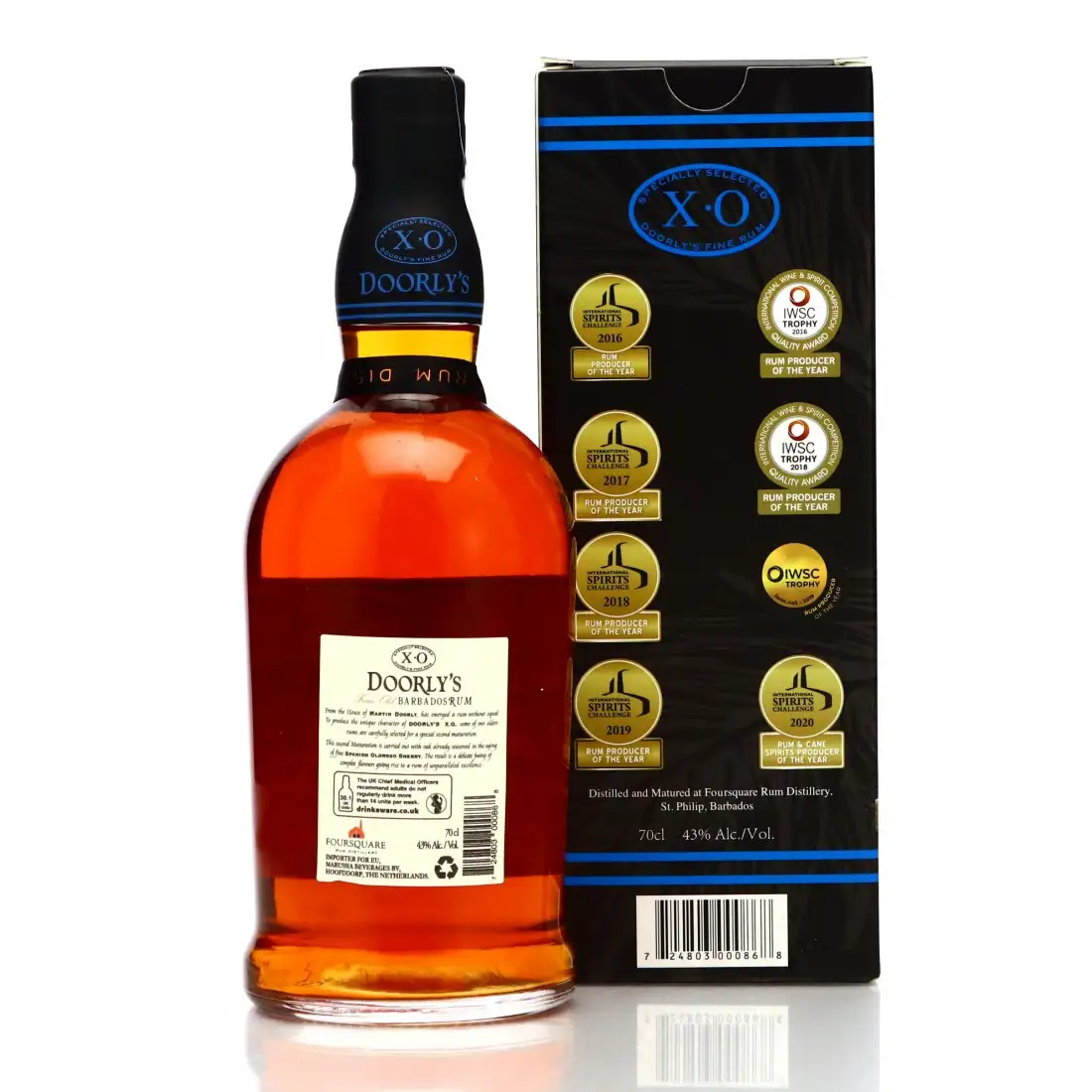 Image haute résolution de Foursquare Doorly’s XO Fine Old Barbados Rum