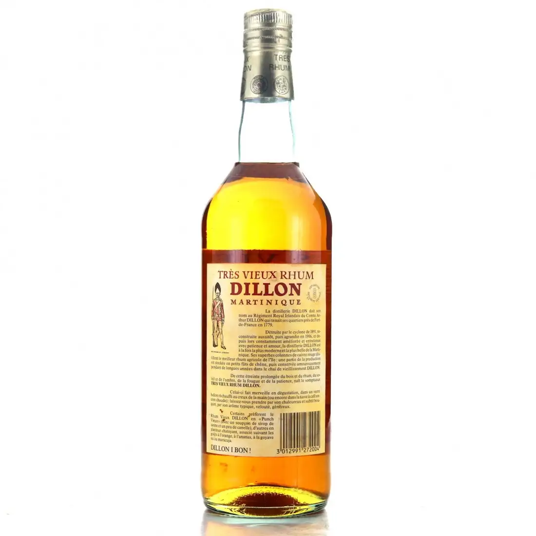 Hochauflösendes Bild von Dillon Très Vieux Rhum 1974