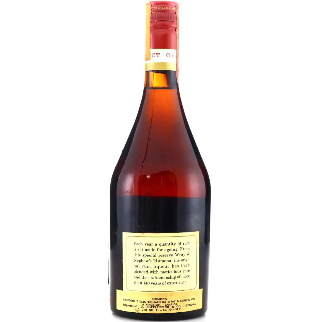 Hochauflösendes Bild von J. Wray &amp; Nephew LTD. Rumona Liqueur