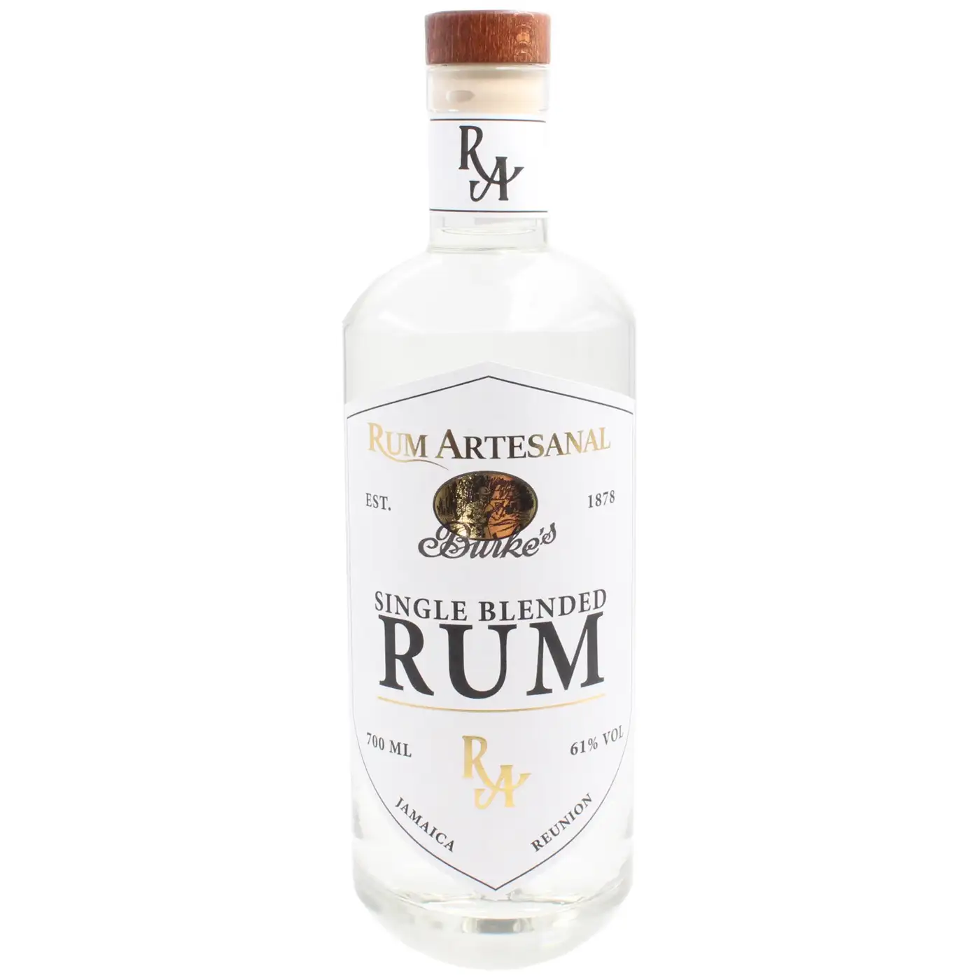 Bottle of RA Burke‘s Single Blended Rum 2020