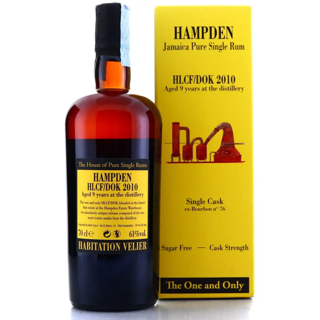 Image haute résolution de Habitation Velier Hampden Single Cask The One and Only HLCF DOK 2010