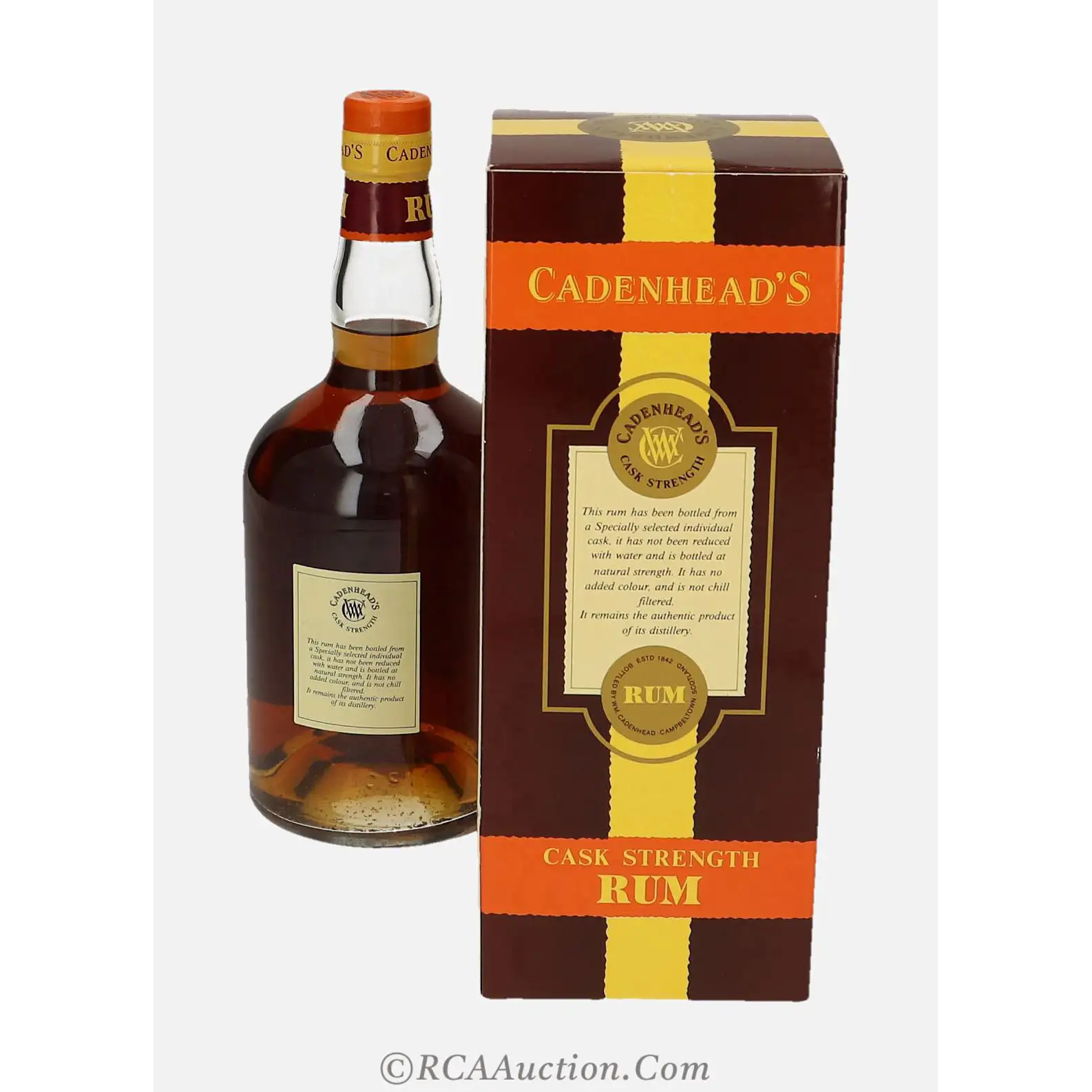 High resolution image of Cadenhead‘s DDL Pot Still Guyana PDW 1972