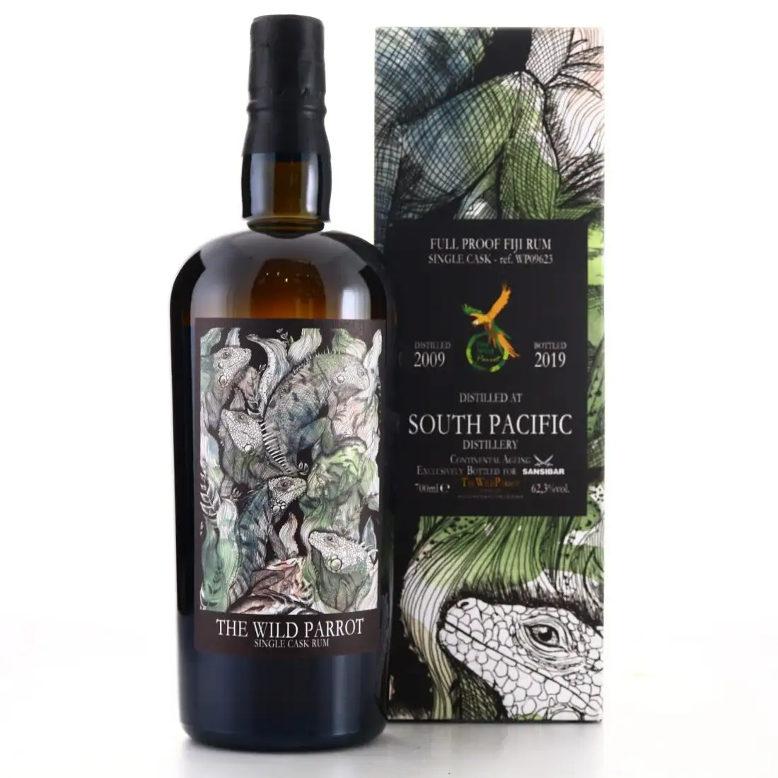 High resolution image of The Wild Parrot South Pacific Exclusively Bottled for Sansibar 2009