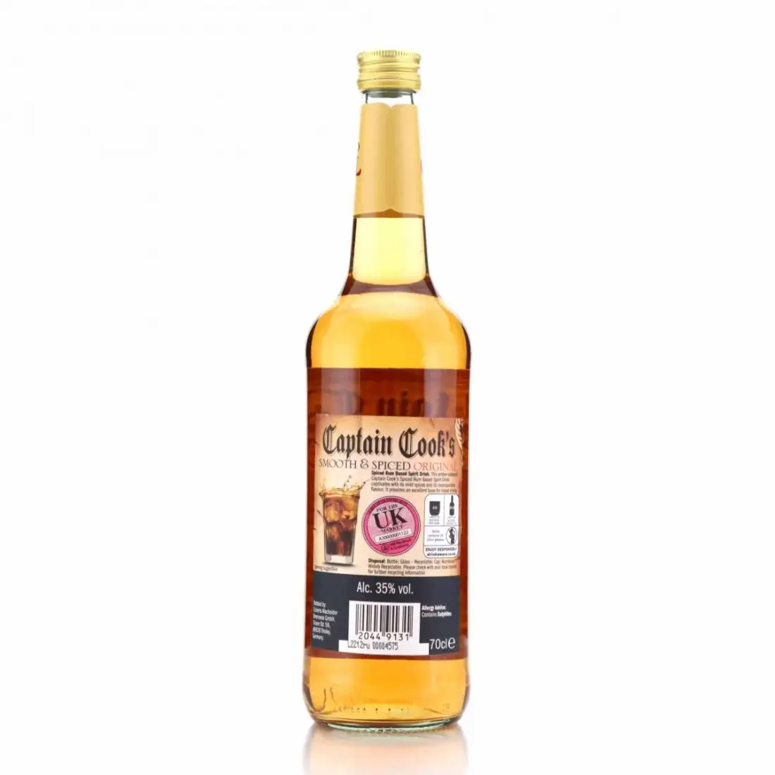 High resolution image of Captain Cook‘s Smooth &amp; Spiced Original