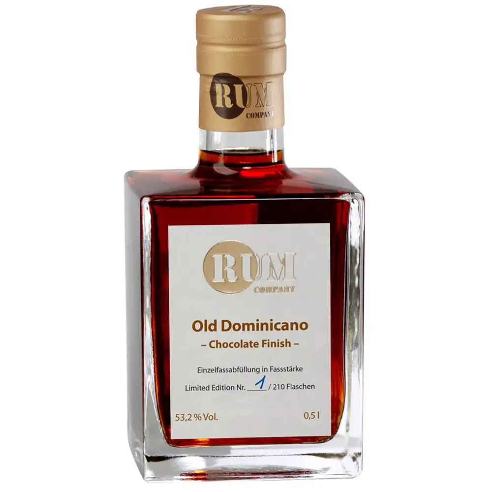Bottle of Rum Company Old Dominicano Chocolate Finish