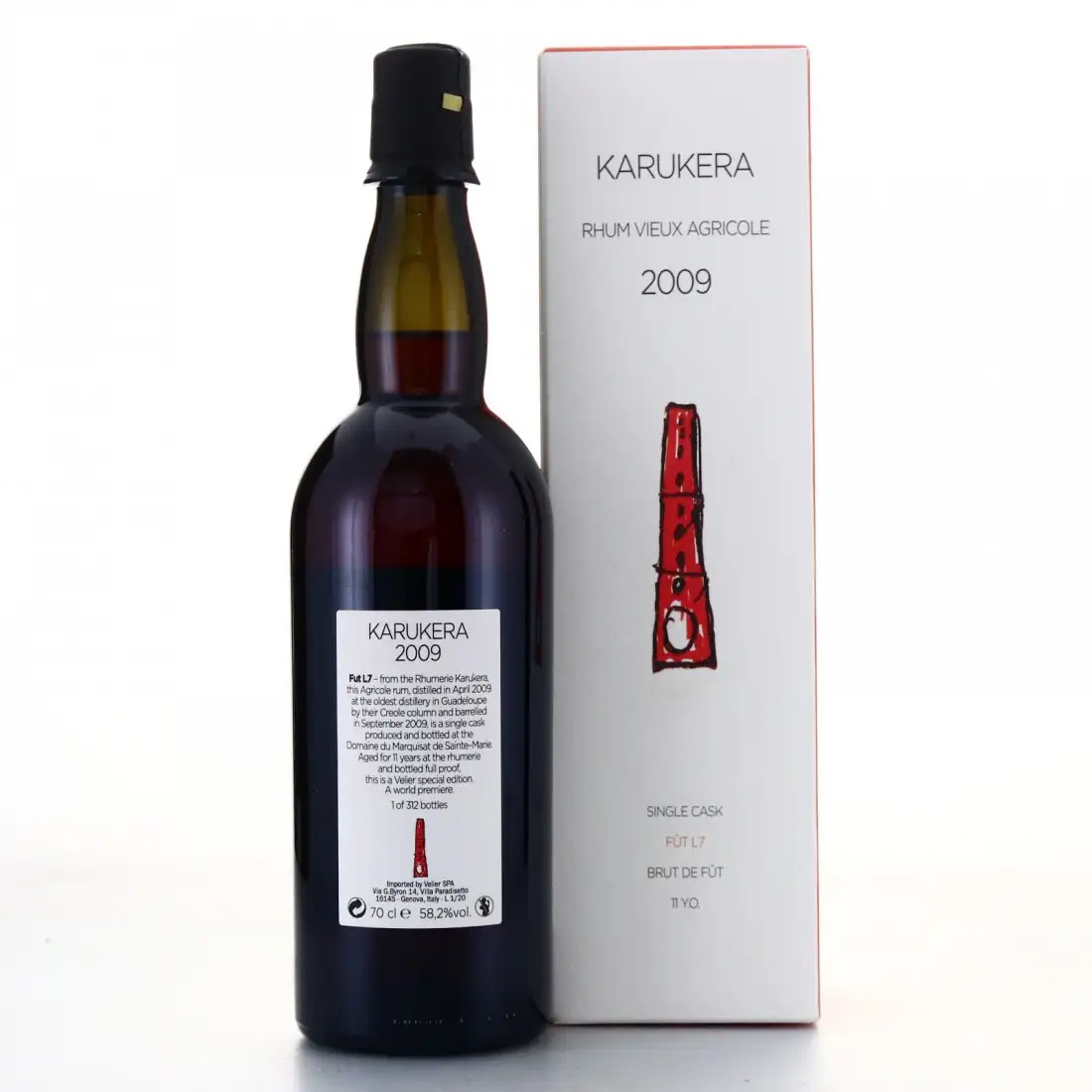 High resolution image of Velier Karukera Japoniani Rhum Vieux Agricole 2009