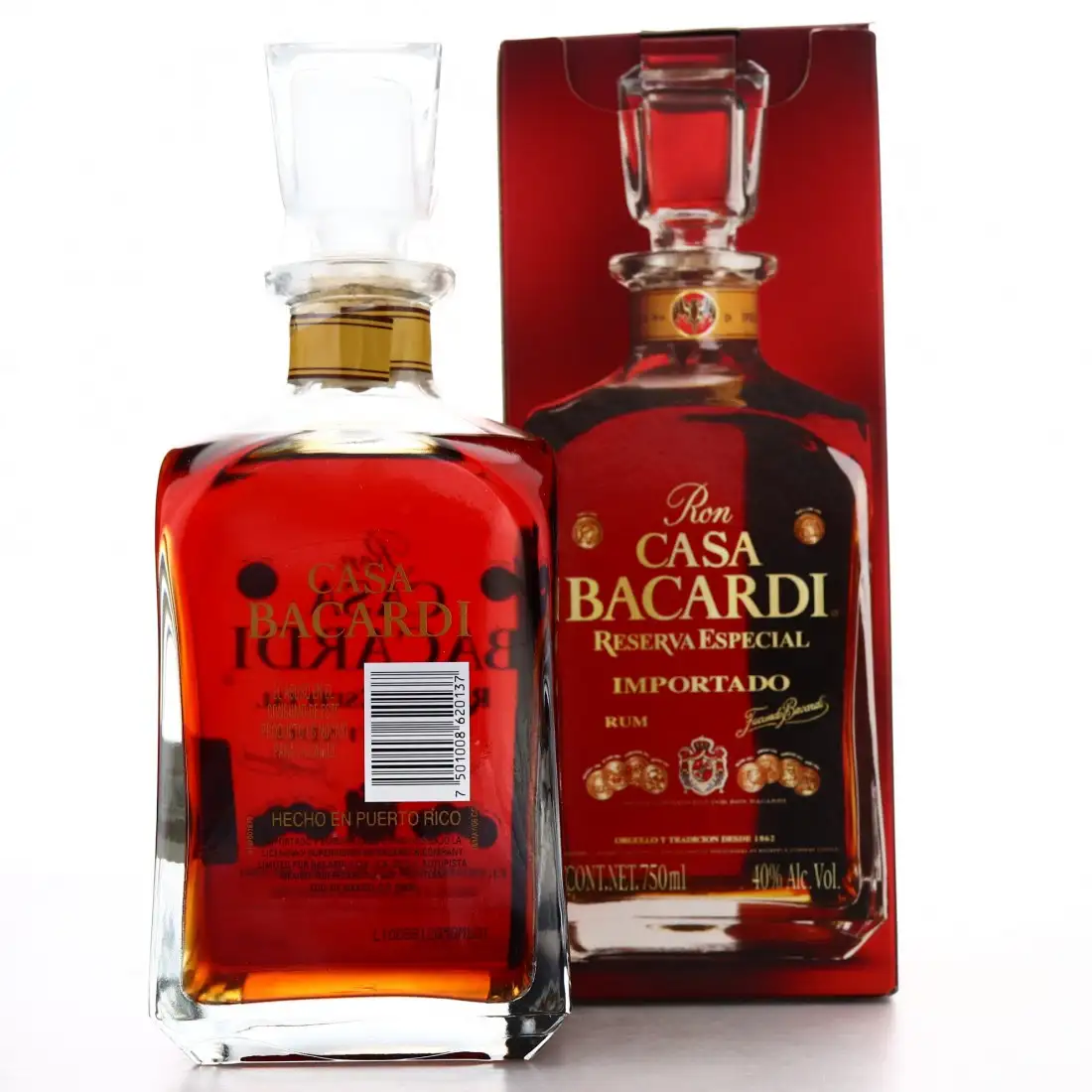High resolution image of Bacardi Casa Bacardi Reserva Especial Importado 2002