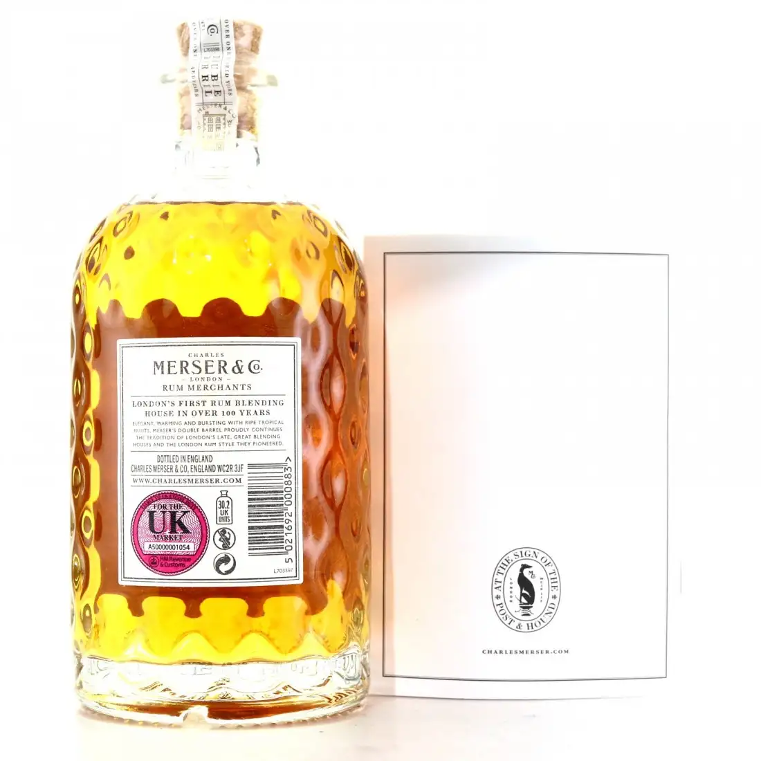 Image haute résolution de Charles Merser &amp; Co Rum Merchants Double Barrel
