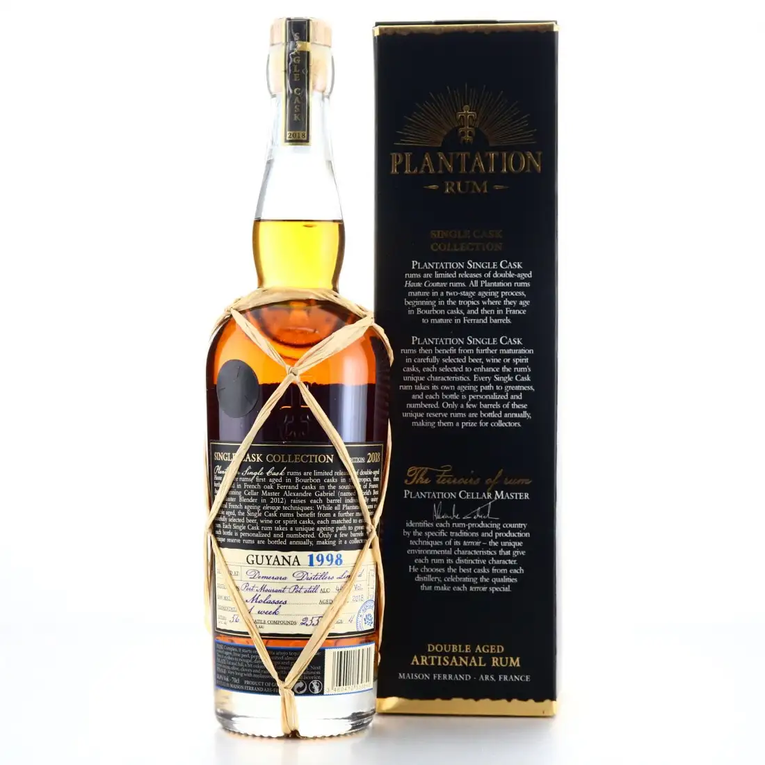 Image haute résolution de DDL Plantation Guyana Single Cask 1998