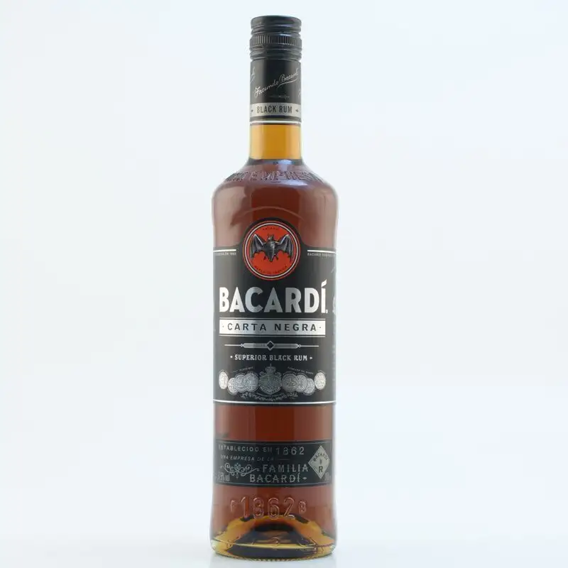 Bottle of Bacardi Bacardi Black