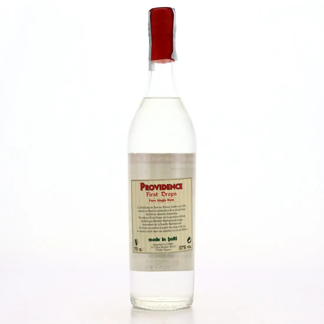 High resolution image of Velier Providence Haitian Rum Blanc „First drops“ 2019