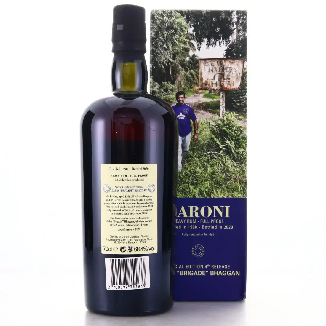 High resolution image of Velier Caroni 4th Employees Balas „Brigade“ Bhaggan 1998