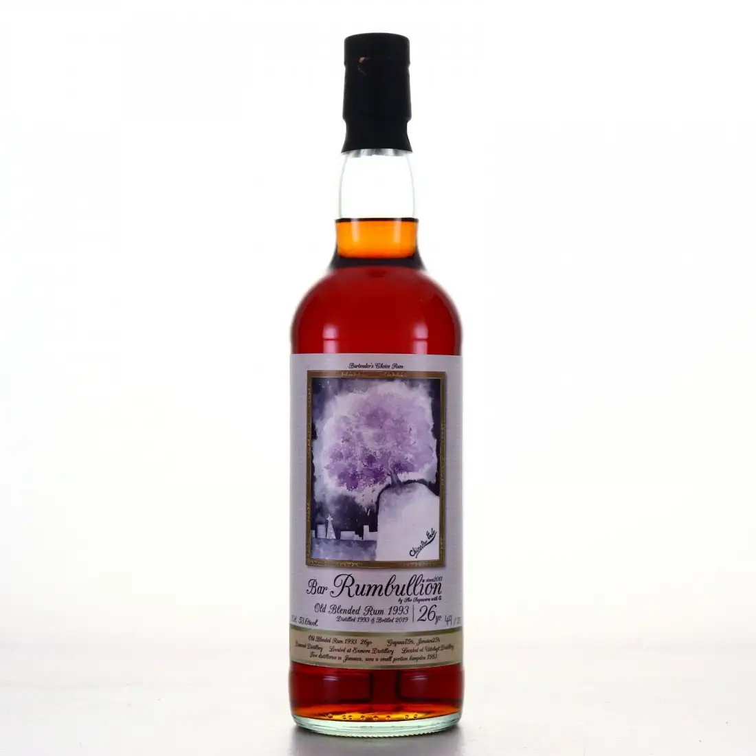 Bottle of Bar Rumbullion Old Blended Rum