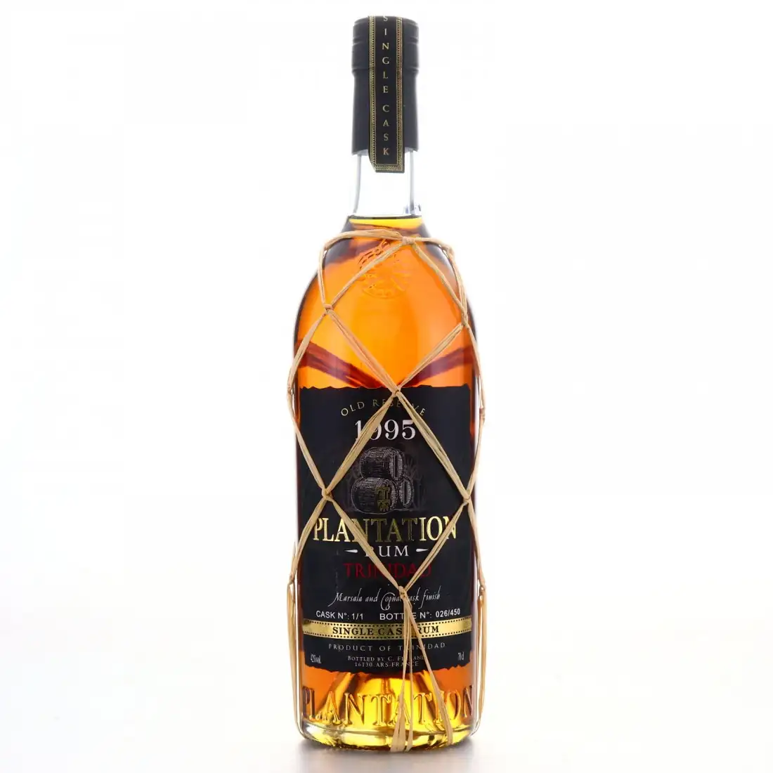 Hochauflösendes Bild von Plantation Old Reserve Single Cask (Marsala & Cognac Finish) 1995