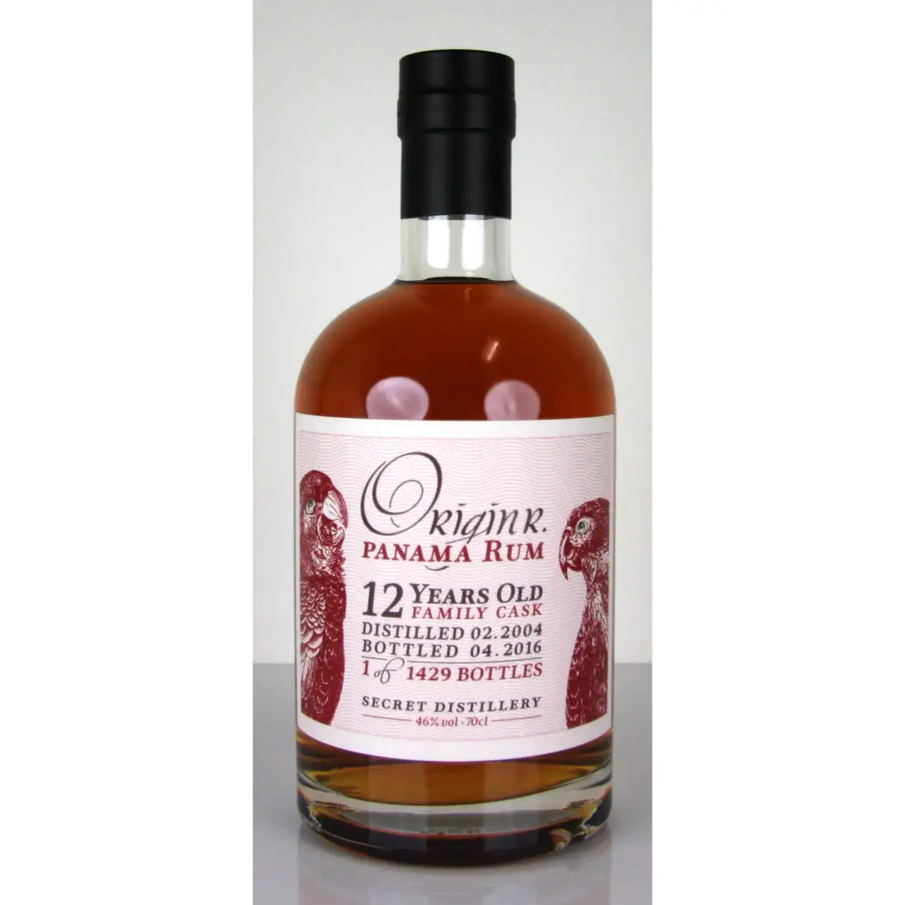 Bottle of Origin R. Secrete Origin R. Panama Rum 2004