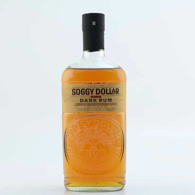 Bottle of Soggy Dollar Old Dark Rum