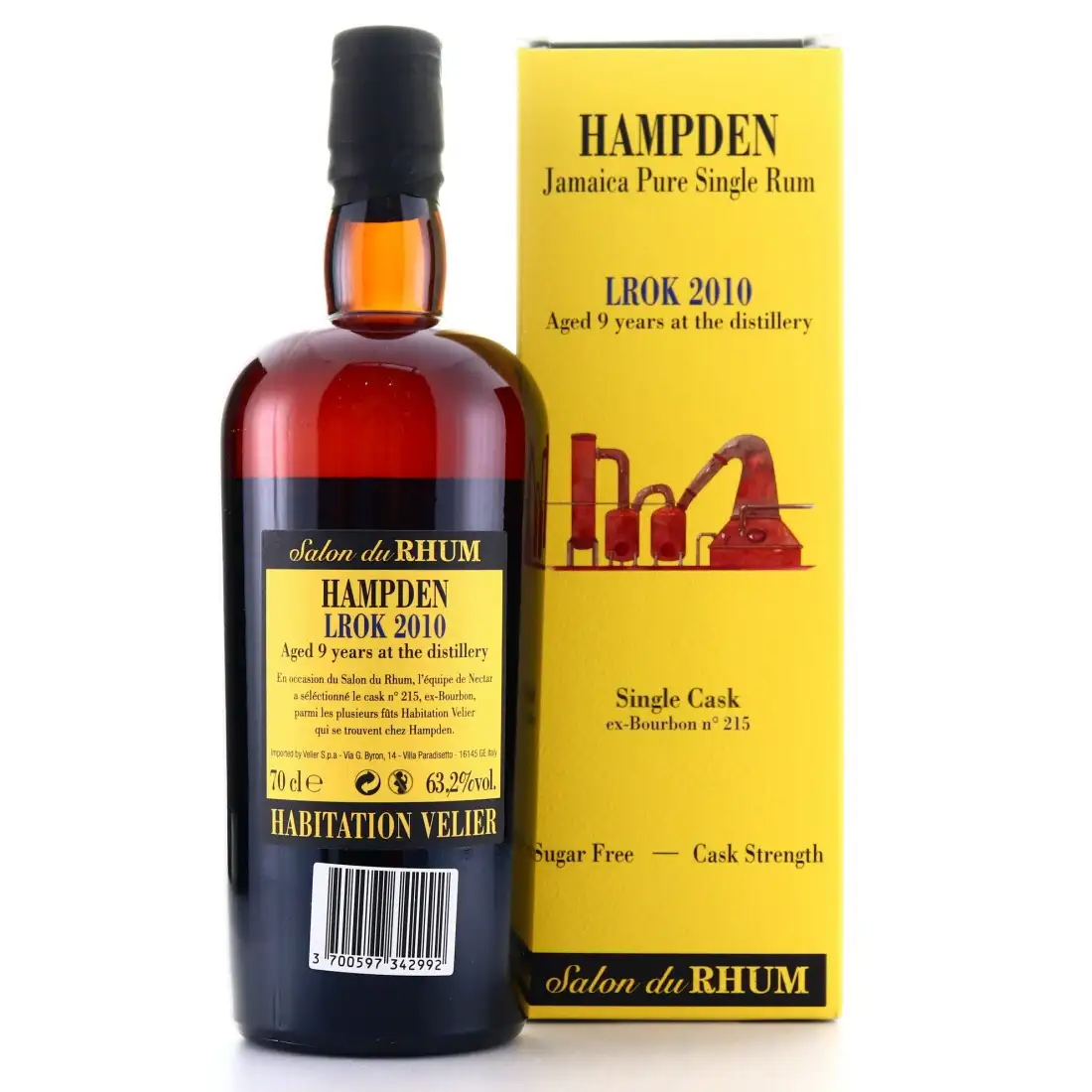 High resolution image of Habitation Velier Hampden Single Cask Salon du Rhum LROK 2010