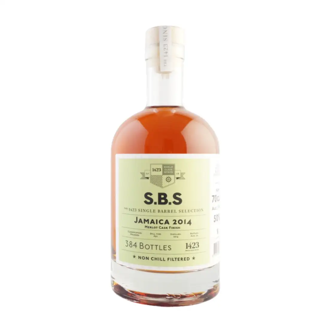 Bottle of S.B.S Jamaica 2014 Merlot Cask Finish