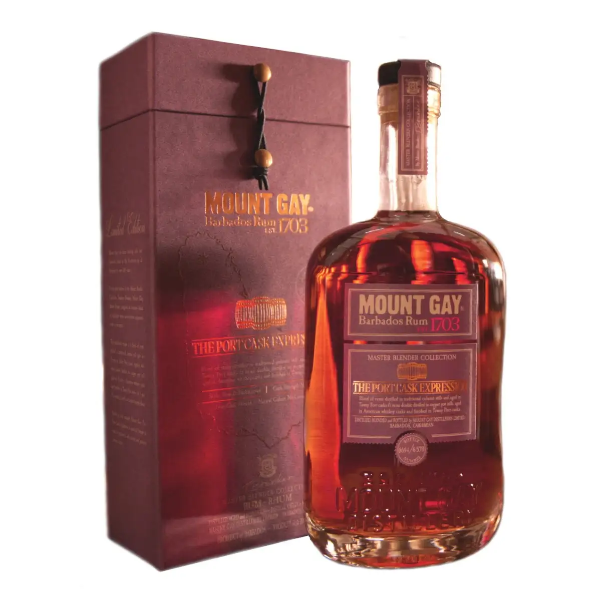 Bottle of Mount Gay Master Blender Collection - Port Cask Expression