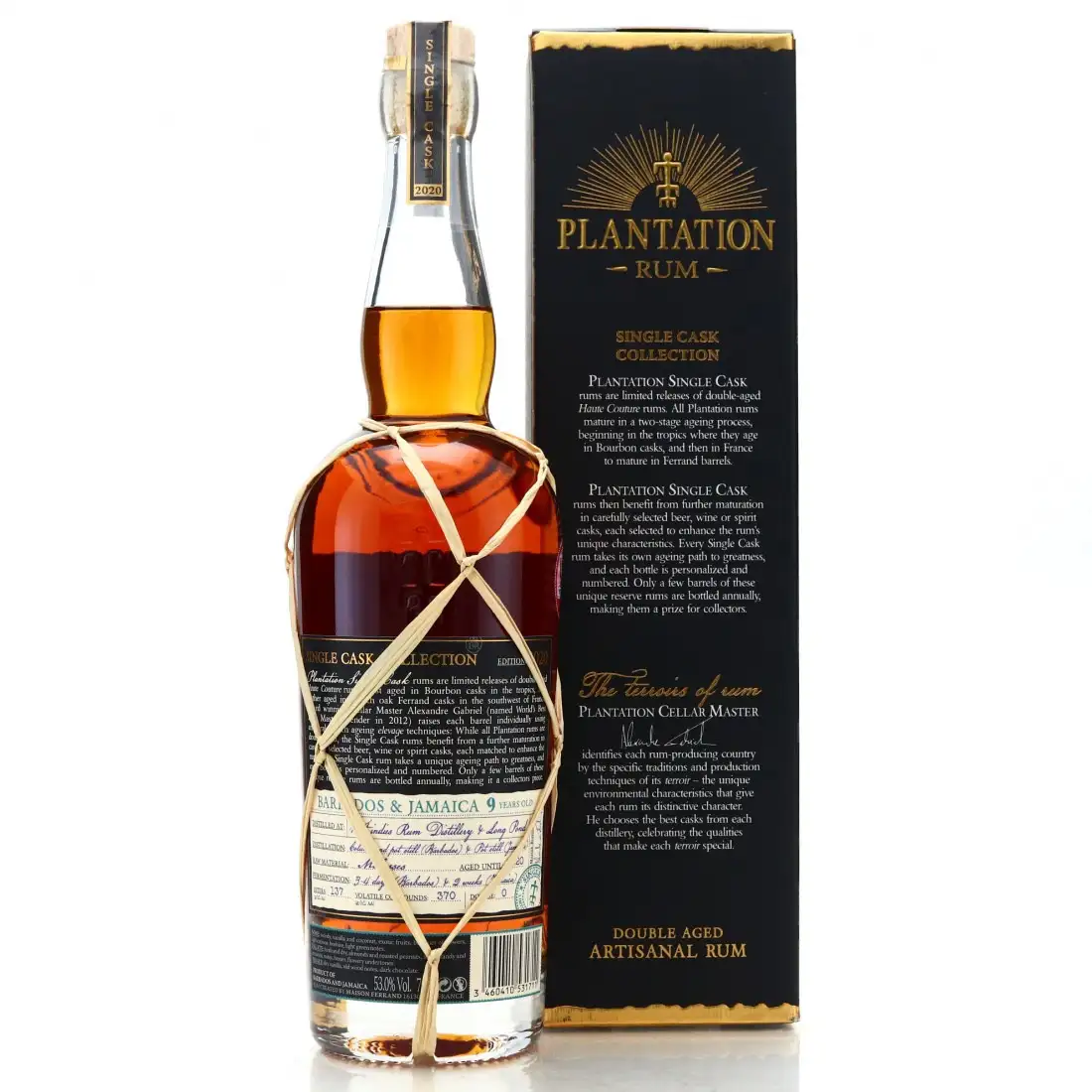 High resolution image of West Indies &amp; Long Pond Plantation Single Cask Barbados &amp; Jamaica 9 2011