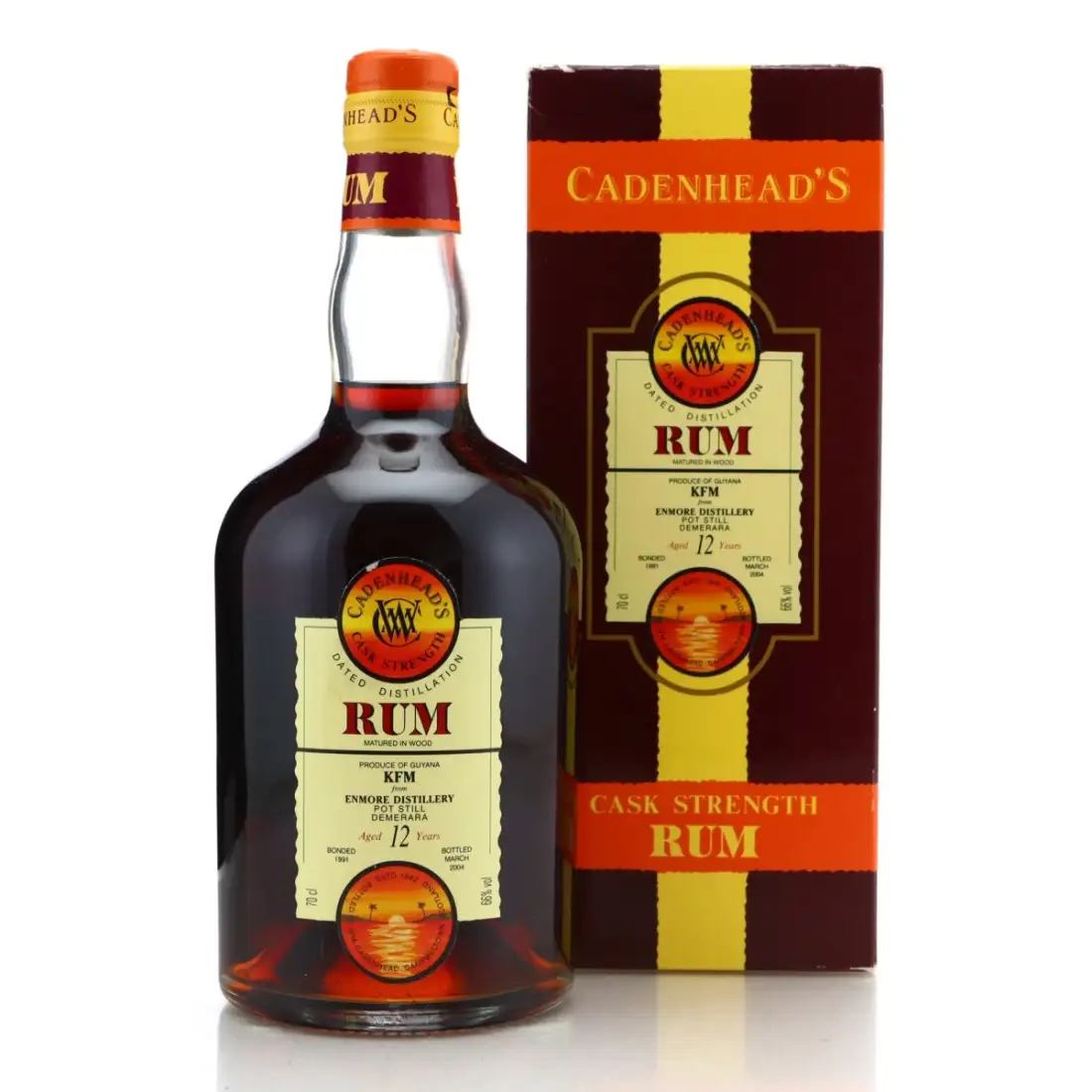 Bottle of Cadenhead‘s Enmore KFM 1991