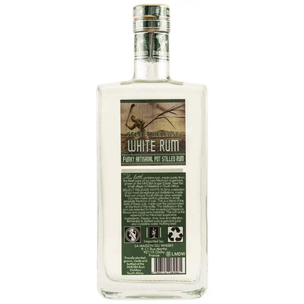 High resolution image of MHOBA Select Release White Rum 2019