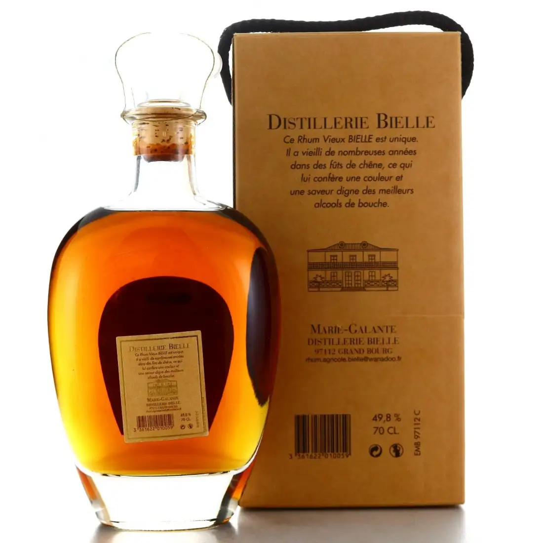 Image haute résolution de Bielle Rhum Vieux Brut de Fût 1994