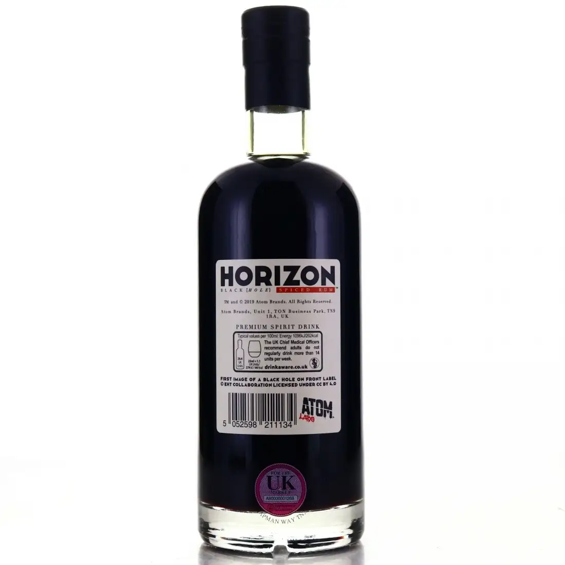 Image haute résolution de Atom Brands Horizon Black[Hole] Spiced Rum