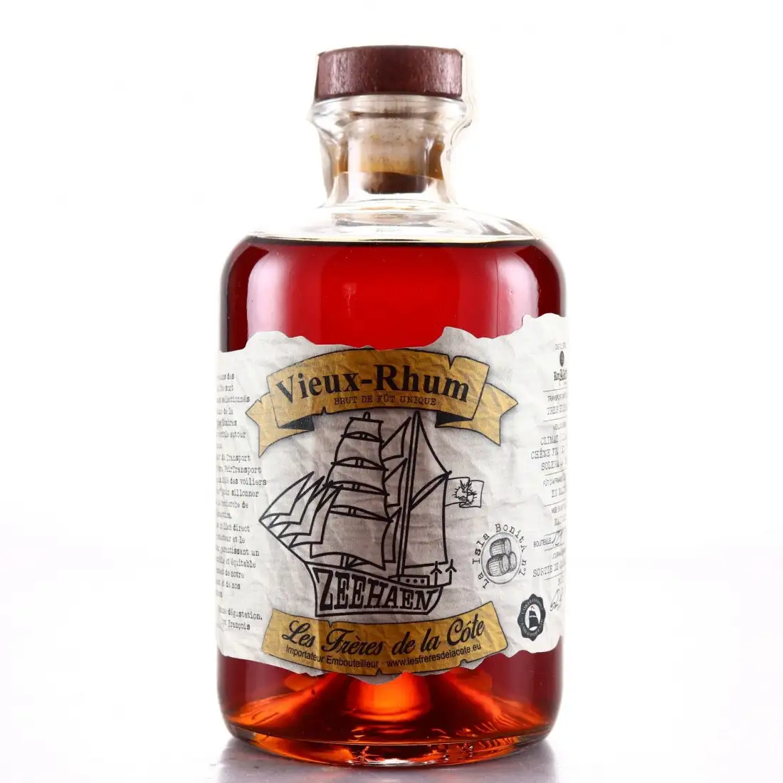 Bottle of Les Frères de la Côte Ron Aldea Vieux-Rhum 2020