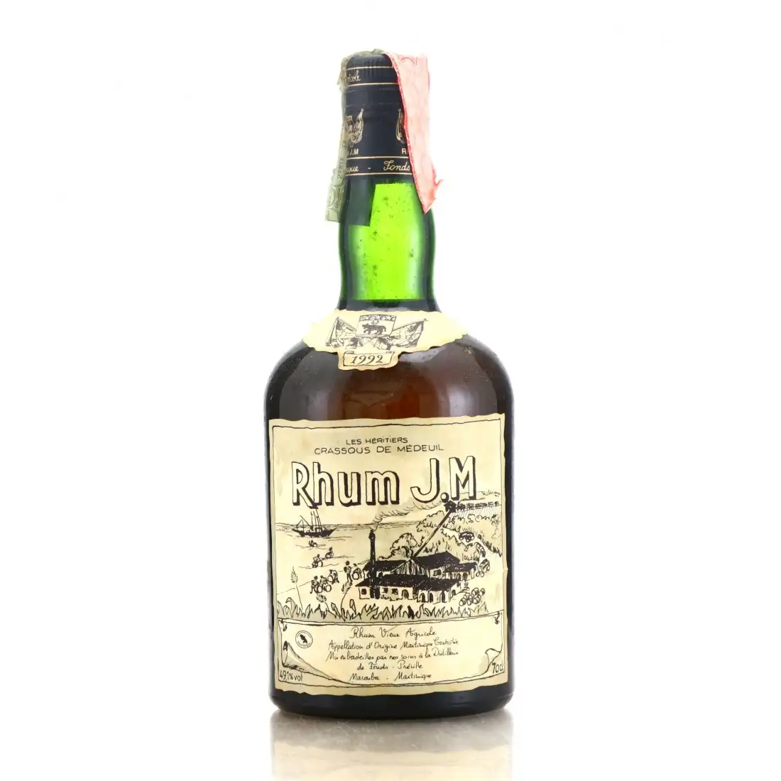 Bottle of Rhum J.M 1992