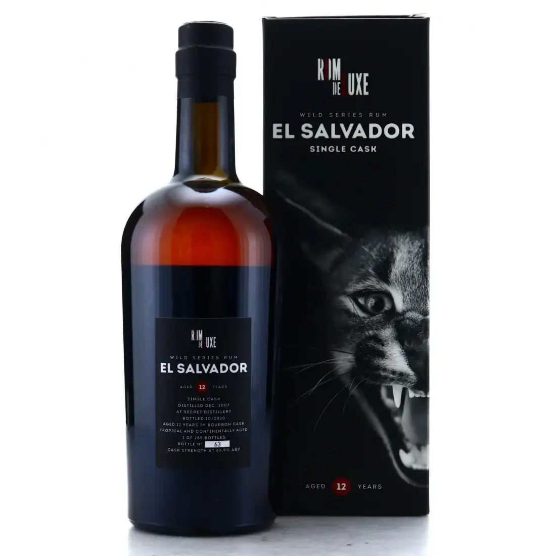 High resolution image of Romdeluxe Wild Series Rum El Salvador No. 10 2007