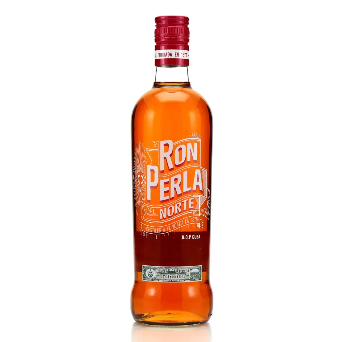 Bottle of Perla del Norte Ron Perla del Norte Añejo