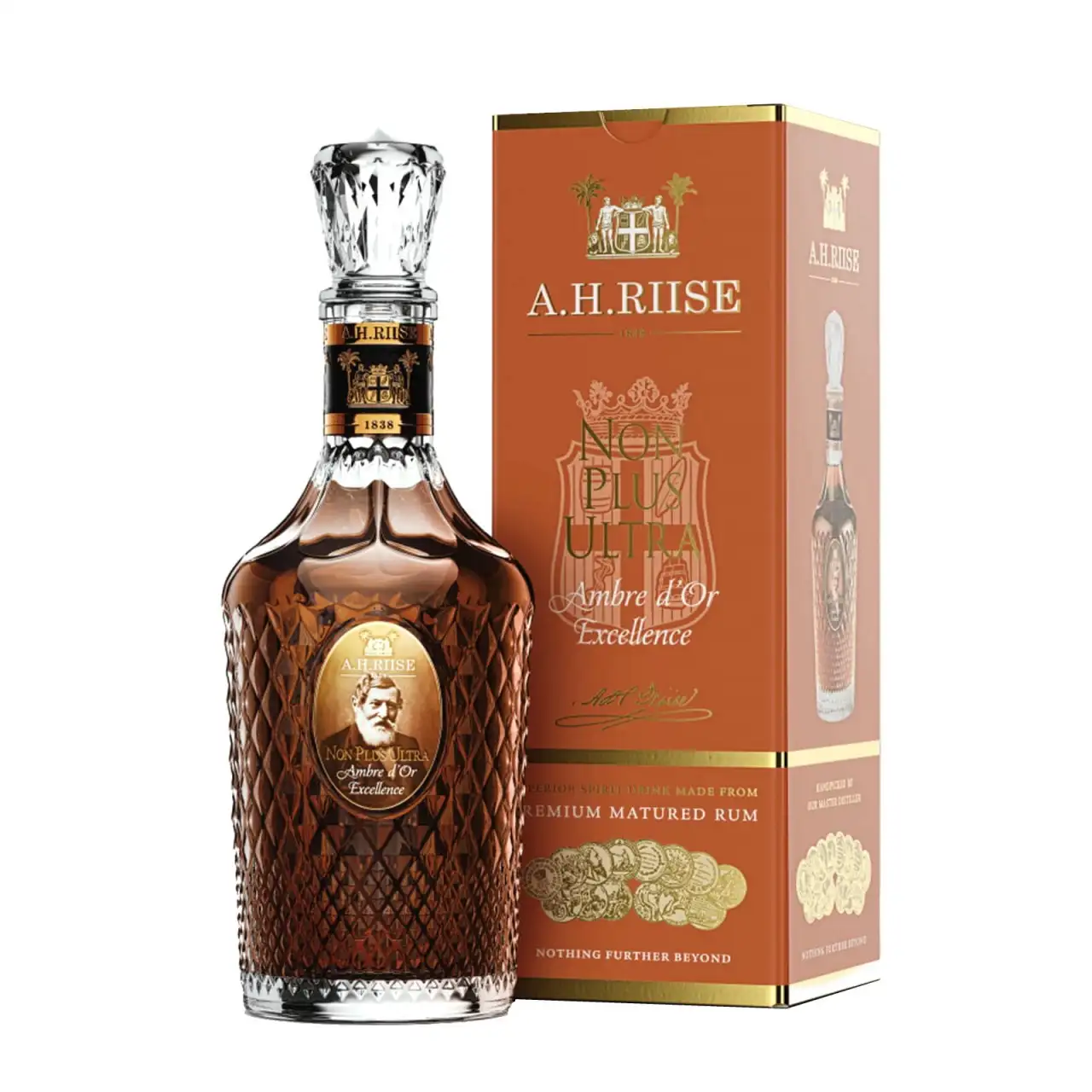 Bottle of A.H. Riise Non Plus Ultra Ambre d‘Or Excellence