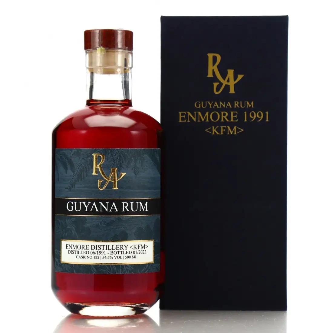 Bottle of Enmore RA Guyana Rum KFM 1991