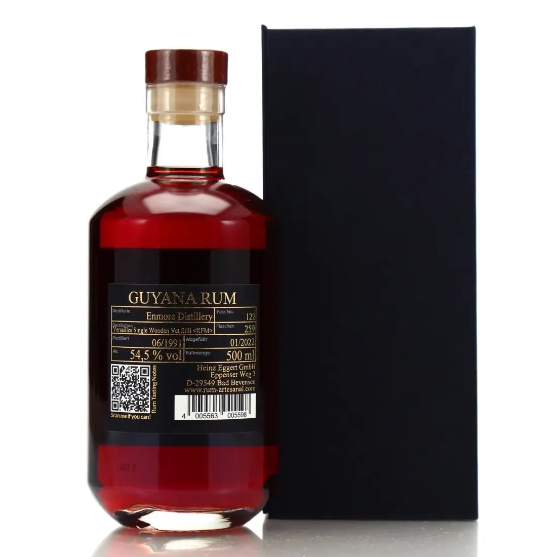 Image haute résolution de Enmore RA Guyana Rum KFM 1991