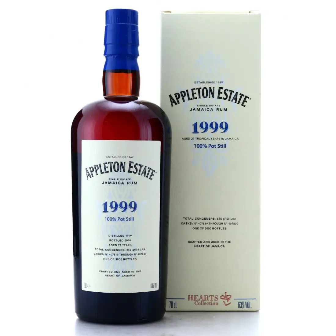Bottle of Velier Appleton Hearts Collection - 1999