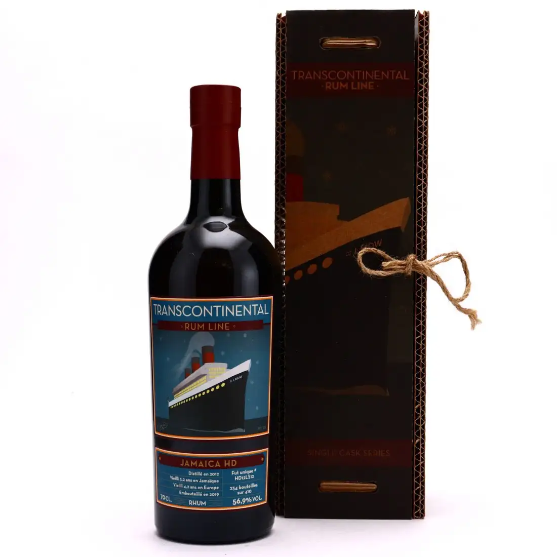 Bottle of TCRL Hampden Jamaica HD selected by La Maison du Whisky 2012