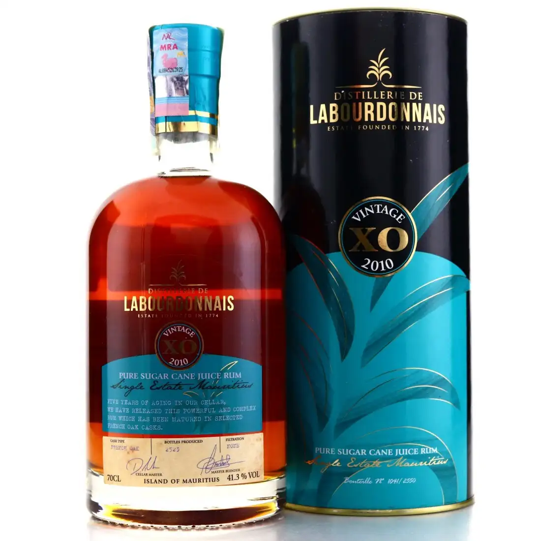 Bottle of Labourdonnais XO Vintage 2010