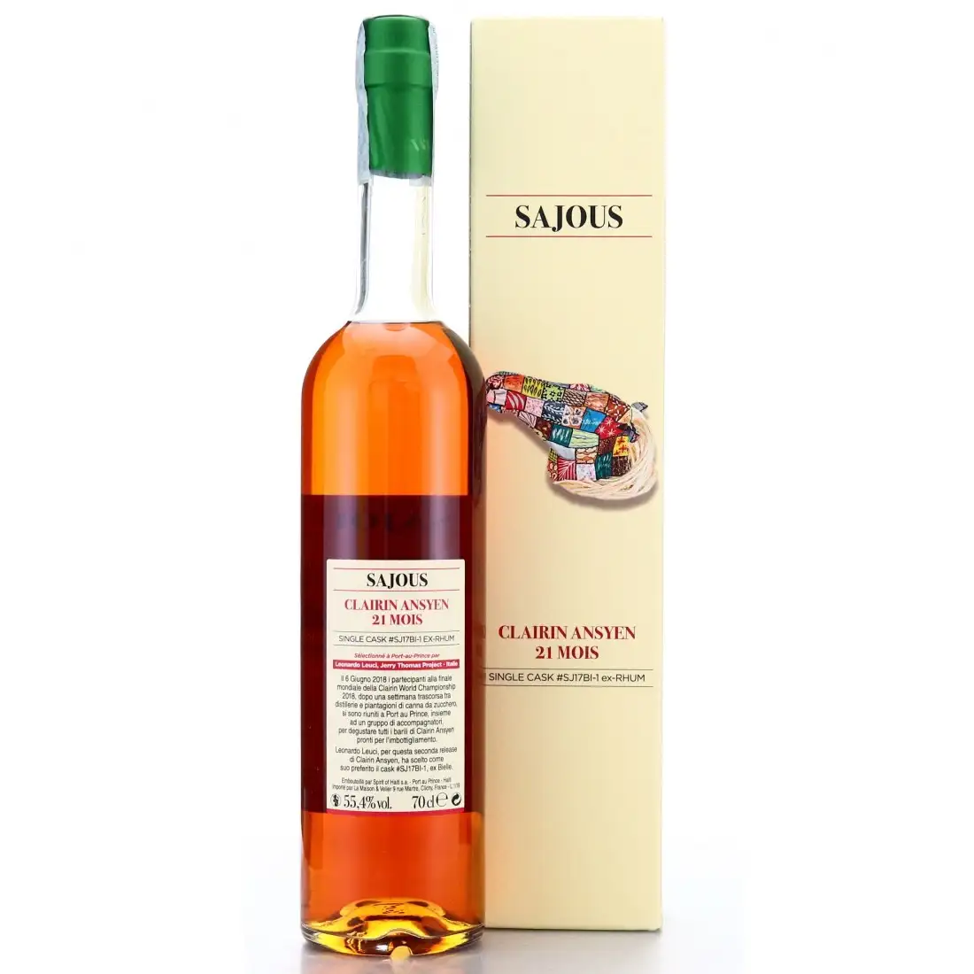 High resolution image of Velier Chelo Clairin Ansyen Sajous 2017