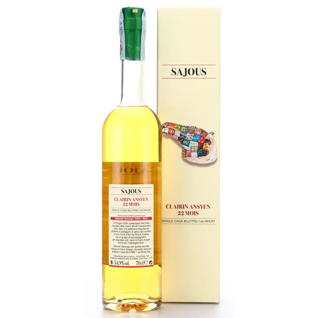 High resolution image of Velier Chelo Clairin Ansyen Sajous 2017