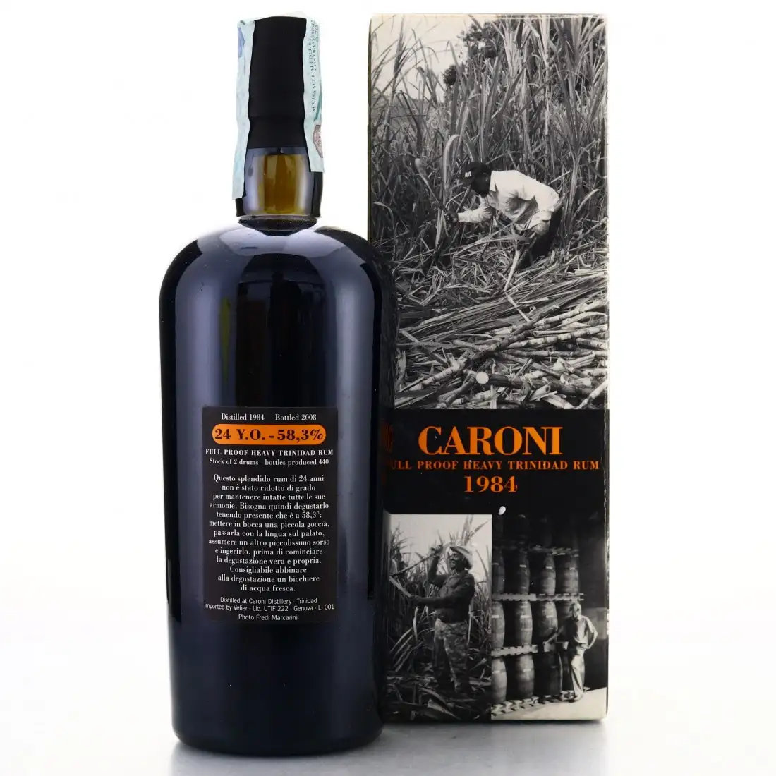 Image haute résolution de Velier Caroni Heavy Trinidad Rum HTR 1984
